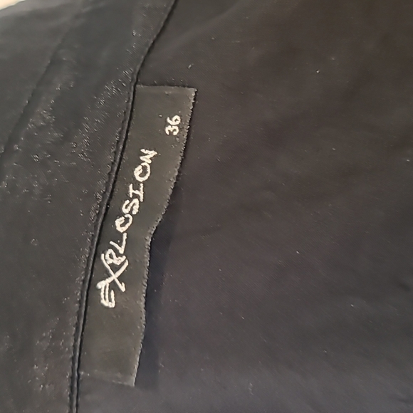 Black satin blouse with embellished tie - Picture 9 of 12